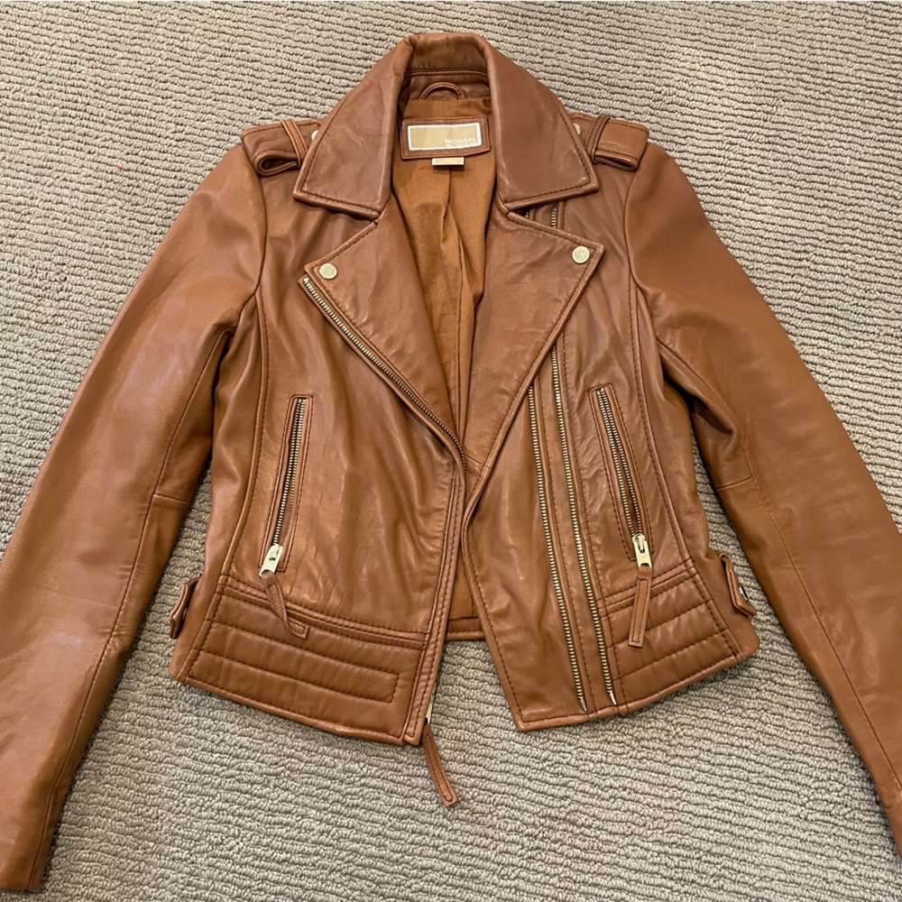 Michael Kors Leather Jacket size XS